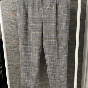 Vince camuto ankle plaid pants size 12